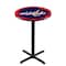 Holland Bar Stool Co 36" Blk Wrinkle Washington Capitals Pub Table L211B3628WshCap - alternate 1